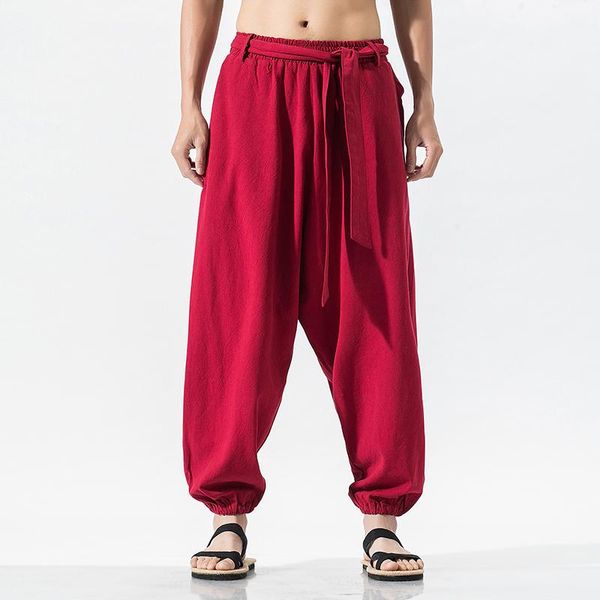 pants new 2022 summer wide leg pants men cotton linen bloom pants mens red chinese style harem pants male trousers pantalon hombre, Black
pants new 2022 summer wide leg pants men cotton linen bloom pants mens red chinese style harem pants male trousers pantalon hombre, Black