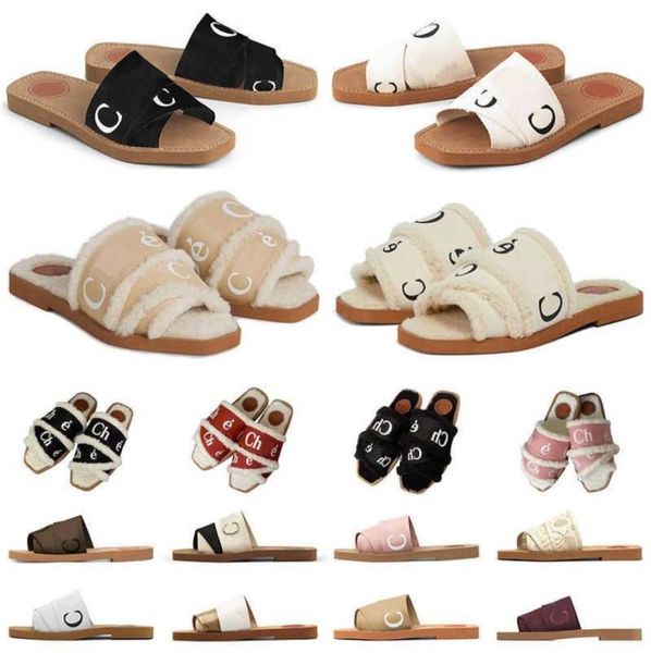 2023 new fashion men women slides sandals designer slippers woody flat mule in canvas shearlinglined white black grey green fur m5816755
2023 new fashion men women slides sandals designer slippers woody flat mule in canvas shearlinglined white black grey green fur m5816755