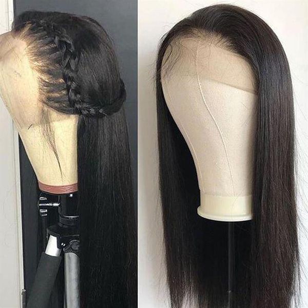peruvian lace front human hair wigs for women straight 360 lace frontal wig non-remy natural color210h, Black
peruvian lace front human hair wigs for women straight 360 lace frontal wig non-remy natural color210h, Black