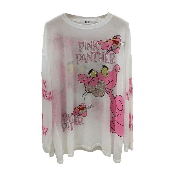 t-shirt loose cartoon print tshirt women casual long sleeve bottoming shirt female kawaii pullovers tshirt tee, White
t-shirt loose cartoon print tshirt women casual long sleeve bottoming shirt female kawaii pullovers tshirt tee, White