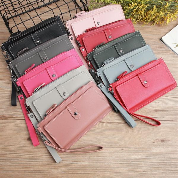 european and american women's wallet long fashion gun color concealed buckle wallet large capacity multi-functional handbag2819, Red;black
european and american women's wallet long fashion gun color concealed buckle wallet large capacity multi-functional handbag2819, Red;black