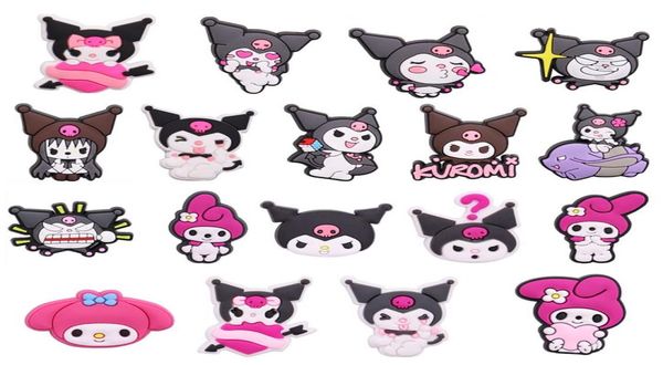 min order 100pcs cartoon kuromi girls cool garden shoes decoration part clog shoe charms croc jibbitz diy pvc buckle charm kids ch2059151, White;pink
min order 100pcs cartoon kuromi girls cool garden shoes decoration part clog shoe charms croc jibbitz diy pvc buckle charm kids ch2059151, White;pink