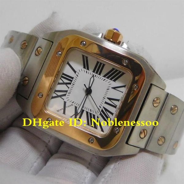 in original box women's watch 34mm quartz movement two-tone 18kt yellow gold steel roman dial ladies women watches275z, Slivery;brown
in original box women's watch 34mm quartz movement two-tone 18kt yellow gold steel roman dial ladies women watches275z, Slivery;brown