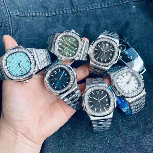new arrivals nautilus watch men automatic watch 5711 silver bang blue stainless mens mechanical diamonds bezel di lusso wristw241u, Slivery;brown
new arrivals nautilus watch men automatic watch 5711 silver bang blue stainless mens mechanical diamonds bezel di lusso wristw241u, Slivery;brown