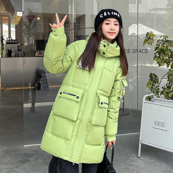 leather winter midlength korean style large size tooling jacket with waist and slimming, Black
leather winter midlength korean style large size tooling jacket with waist and slimming, Black