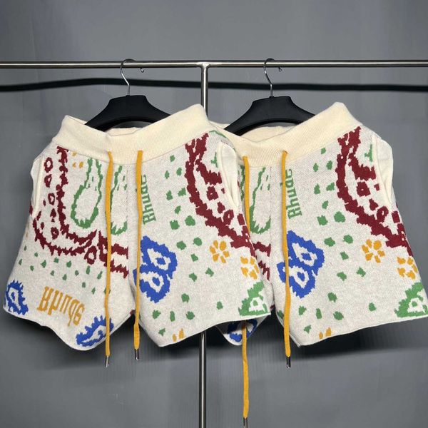 designer clothing rhude embossed jacquard cashew flower pattern american wool leisure knitted beach holiday shorts couples joggers sportswea, White;black
designer clothing rhude embossed jacquard cashew flower pattern american wool leisure knitted beach holiday shorts couples joggers sportswea, White;black