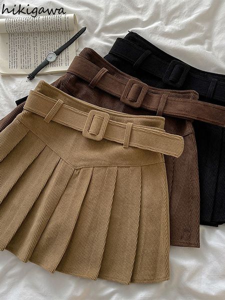 skirts corduroy vintage pleated skirt women high waist tunic jupe fashion bodycon mini skirts faldas mujer de moda y2k clothes 230422, Black
skirts corduroy vintage pleated skirt women high waist tunic jupe fashion bodycon mini skirts faldas mujer de moda y2k clothes 230422, Black