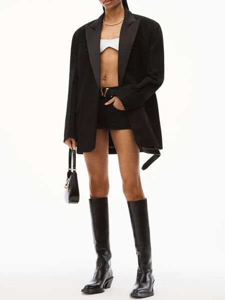 pants doublebreasted tuxedo blazer denim washed black shoulder pads satin lapel collar loose casual vintage streetwear aw925b, White
pants doublebreasted tuxedo blazer denim washed black shoulder pads satin lapel collar loose casual vintage streetwear aw925b, White