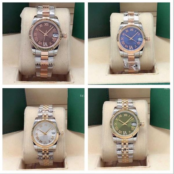 gold 31mm fashion womens watches date mechanical automatic sweep sapphire ladies dress watch stainless steel bracelet337c, Slivery;brown
gold 31mm fashion womens watches date mechanical automatic sweep sapphire ladies dress watch stainless steel bracelet337c, Slivery;brown