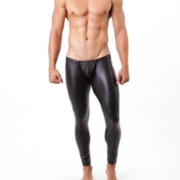 pants low waist u convex bulge pouch pants night club dancewear men's shiny faux leather pu leggings exotic erotic gay wear, Black
pants low waist u convex bulge pouch pants night club dancewear men's shiny faux leather pu leggings exotic erotic gay wear, Black