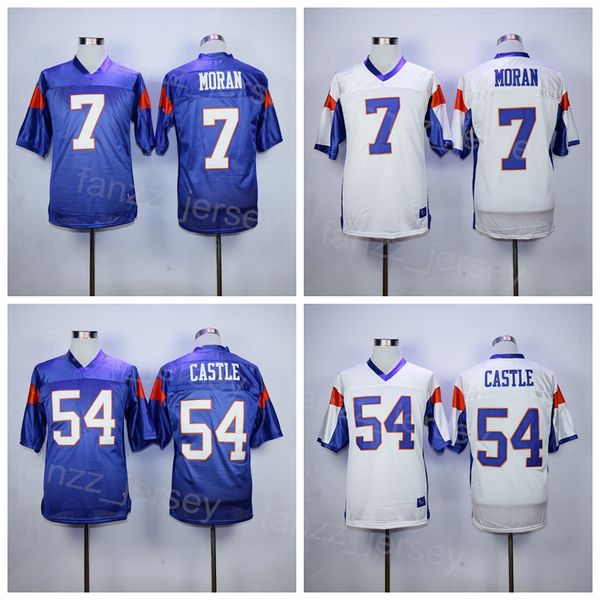 football movie 7 alex moran jersey blue mountain state 54 thad castle purple white team color college breathable stitched and embroidery pur, Black
football movie 7 alex moran jersey blue mountain state 54 thad castle purple white team color college breathable stitched and embroidery pur, Black