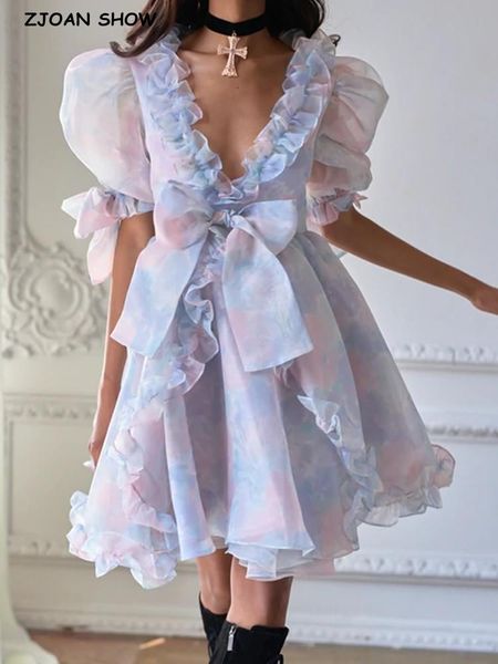 dresses 2022 colored pink blue tie dye organza ball gown dress spliced wood ears front puff sleeve women swing mini fairy cake vestidos, Black;gray
dresses 2022 colored pink blue tie dye organza ball gown dress spliced wood ears front puff sleeve women swing mini fairy cake vestidos, Black;gray