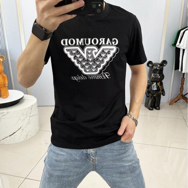 men's t-shirts mens designer silk cotton short sleeved t-shirt for men, large size european and american trendy brand foreign trade dia, White;black
men's t-shirts mens designer silk cotton short sleeved t-shirt for men, large size european and american trendy brand foreign trade dia, White;black