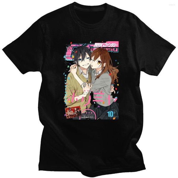 t men's shirts men shirt horimiya hori and miyamura print manga cotton streetwear harajuku loose japan anime short sleeve t-shirt, White;black
t men's shirts men shirt horimiya hori and miyamura print manga cotton streetwear harajuku loose japan anime short sleeve t-shirt, White;black
