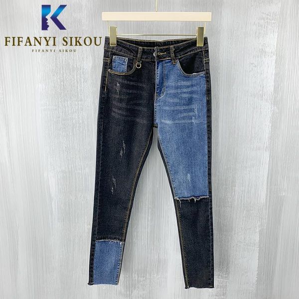 jeans jeans for women fashion patchwork high waist jeans loose washed stretch jeans female autumn casual spliced denim pencil pants, Blue
jeans jeans for women fashion patchwork high waist jeans loose washed stretch jeans female autumn casual spliced denim pencil pants, Blue
