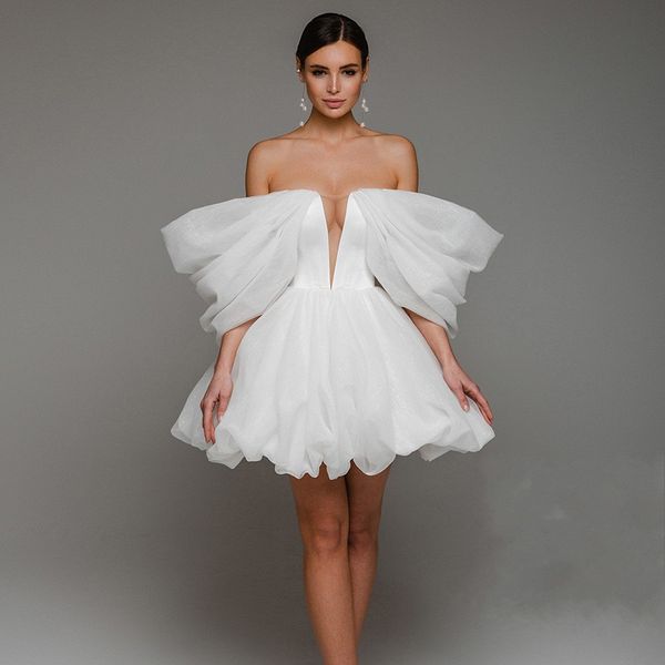 2023 deep v-neck short prom dress white off shoulder mini evening dresses elegant organza women engagement party gowns robe de soiree custom, Black
2023 deep v-neck short prom dress white off shoulder mini evening dresses elegant organza women engagement party gowns robe de soiree custom, Black
