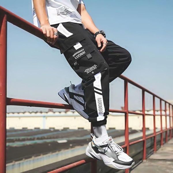 pants godlikeu mens multi pockets cargo street korean fashion harem pants hip hop casual pants joggers trousers, Black
pants godlikeu mens multi pockets cargo street korean fashion harem pants hip hop casual pants joggers trousers, Black