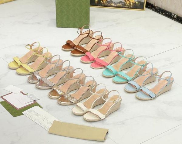 2022 women leather platform espadrille designer wedge sandals high heels 813cm adjustable ankle strap sandal summer wedding 1994673, Black
2022 women leather platform espadrille designer wedge sandals high heels 813cm adjustable ankle strap sandal summer wedding 1994673, Black