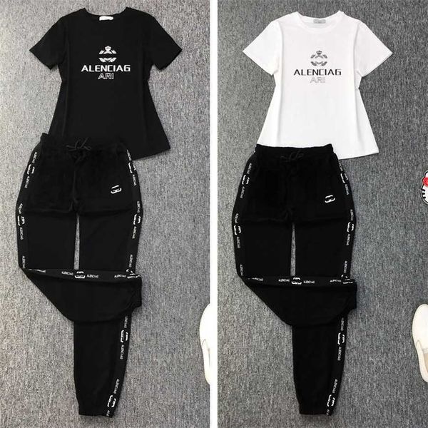 32% off summer cotton casual sports women's short sleeve pants two piece set european fashion, White
32% off summer cotton casual sports women's short sleeve pants two piece set european fashion, White