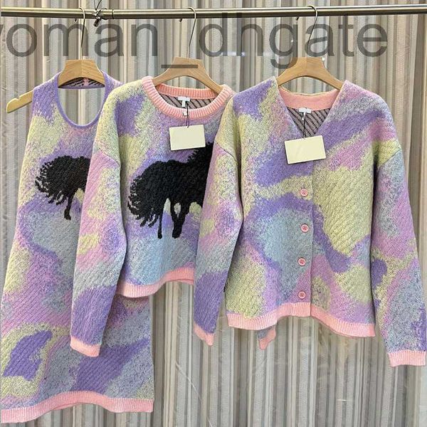 women's knits & tees designer unicorn mohair knitting cardigan spring and autumn new high proportion loose jacquard pattern sweater wn8, White
women's knits & tees designer unicorn mohair knitting cardigan spring and autumn new high proportion loose jacquard pattern sweater wn8, White