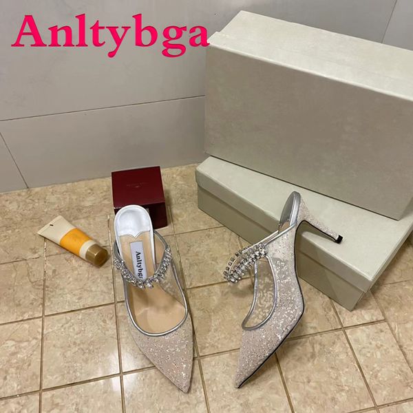 sandals champagne sheer mesh ladies summer high heel flat slippers pointed toe diamond strap wedding banquet 230421, Black
sandals champagne sheer mesh ladies summer high heel flat slippers pointed toe diamond strap wedding banquet 230421, Black