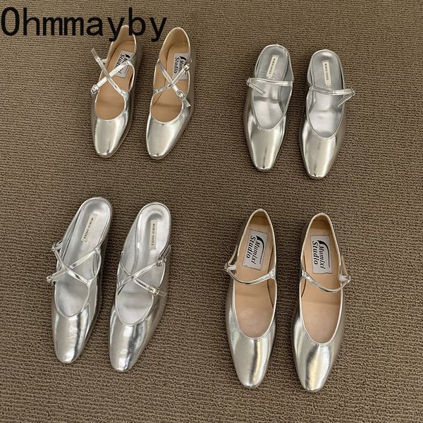 dress shoes spring single silver fashion shallow slip on women flat ladies casual outdoor ballerina shoe 230421, Black
dress shoes spring single silver fashion shallow slip on women flat ladies casual outdoor ballerina shoe 230421, Black