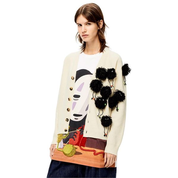 sweaters spring new vneck japanese anime cottonknitted cardigan women's threedimensional fairy briquettesdecorative jacket, White;black
sweaters spring new vneck japanese anime cottonknitted cardigan women's threedimensional fairy briquettesdecorative jacket, White;black