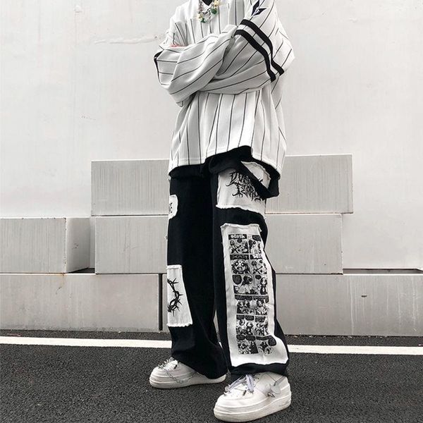 pants spring and autumn cartoon patch large size pants men ins fashion high street lazy harajuku cargo pants streetwear casual jogger, Black
pants spring and autumn cartoon patch large size pants men ins fashion high street lazy harajuku cargo pants streetwear casual jogger, Black