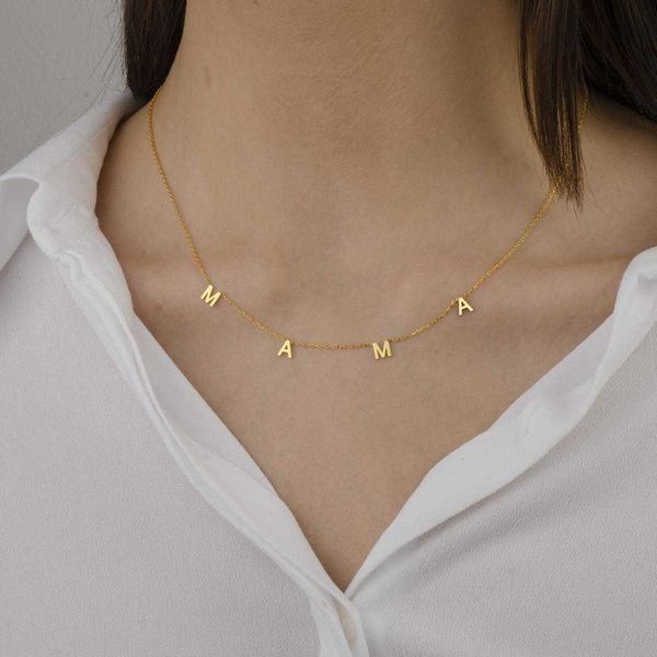 pendant necklaces elegant mother's day mama letter pendant necklaces charms for women mom baby nameplate clavicle chain choker jewelry, Silver
pendant necklaces elegant mother's day mama letter pendant necklaces charms for women mom baby nameplate clavicle chain choker jewelry, Silver