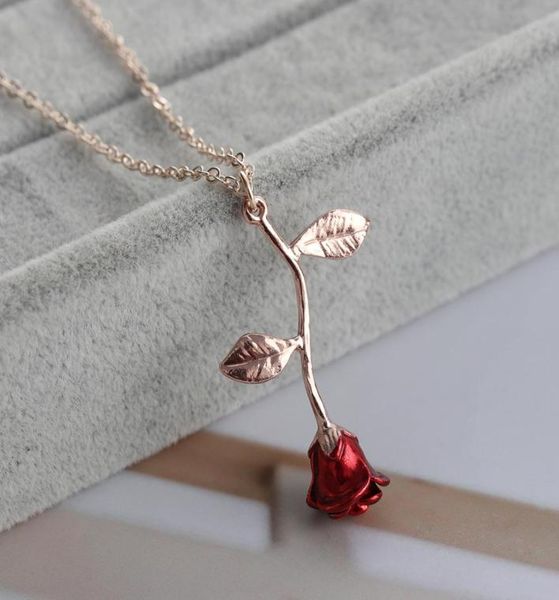 delicate handmade alloy red rose flower pendant necklace beauty gold silver plated charm valentine gifts women fashion jewelry8574136
delicate handmade alloy red rose flower pendant necklace beauty gold silver plated charm valentine gifts women fashion jewelry8574136