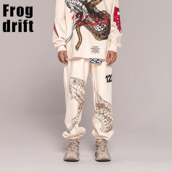 pants frog drift fashion brand streetwear hihg street rrr123 apricot python printed trousers sweatpants long pants men, Black
pants frog drift fashion brand streetwear hihg street rrr123 apricot python printed trousers sweatpants long pants men, Black