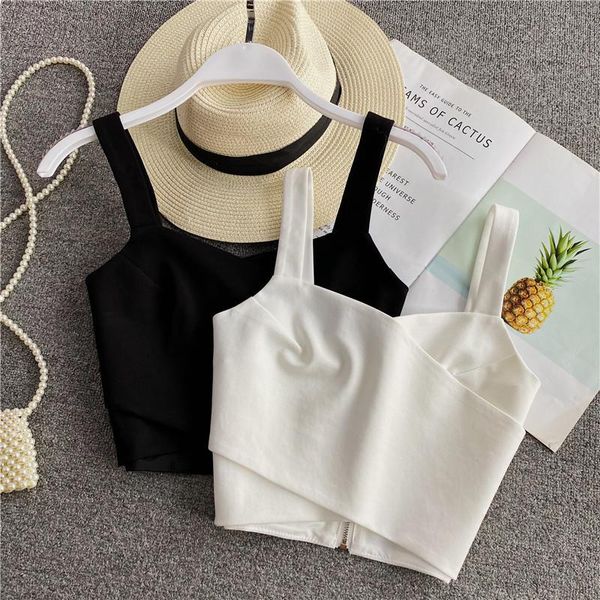 tanks new summer chic elegant ladies spaghetti strap tank female sleeveless camisole women solid vests fashion streetwear, Black;white
tanks new summer chic elegant ladies spaghetti strap tank female sleeveless camisole women solid vests fashion streetwear, Black;white