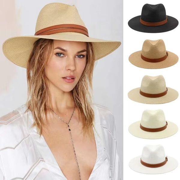 wide brim hats bucket large size 5658 5960cm natural panama straw summer men women beach uv protection fedora sun wholesale 230421, Blue;gray
wide brim hats bucket large size 5658 5960cm natural panama straw summer men women beach uv protection fedora sun wholesale 230421, Blue;gray
