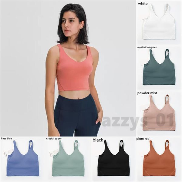align sports yoga tanks bra gym clothes womens underwears camisoles camis shockproof running fashion icon fitness workout u back s2408, Black;white
align sports yoga tanks bra gym clothes womens underwears camisoles camis shockproof running fashion icon fitness workout u back s2408, Black;white
