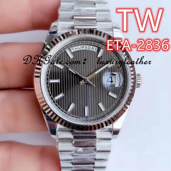 tw factory men's watch automatic machinery eta2836 movement size 41 mm 904 l stainless steel double concave curved sapphire m233n, Slivery;brown
tw factory men's watch automatic machinery eta2836 movement size 41 mm 904 l stainless steel double concave curved sapphire m233n, Slivery;brown