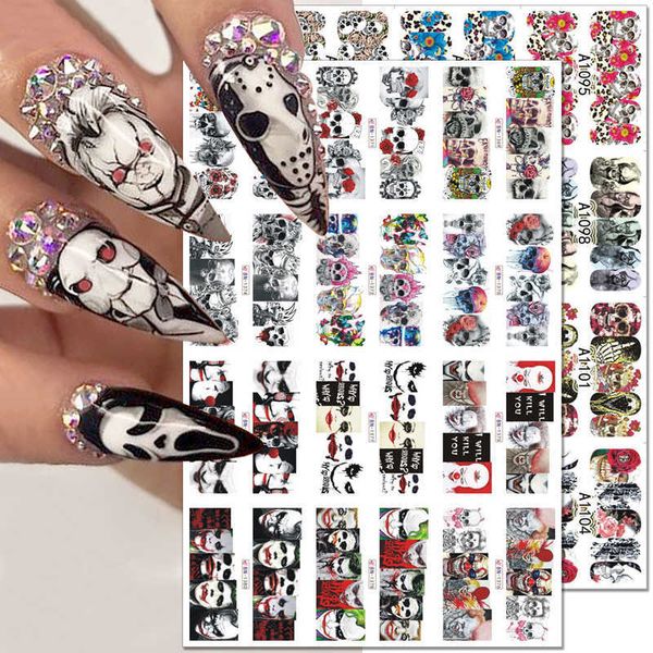 stickers decals 12pcs halloween nail stickers ghost bride clown scars cartoon snake skull water transfer foils sliders decorations for manic, Black
stickers decals 12pcs halloween nail stickers ghost bride clown scars cartoon snake skull water transfer foils sliders decorations for manic, Black