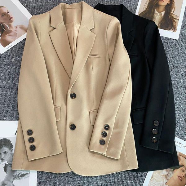 pants korean style single breasted slim blazers women 2022 autumn long sleeve office ladies jacket solid color wild suit coat woman, White
pants korean style single breasted slim blazers women 2022 autumn long sleeve office ladies jacket solid color wild suit coat woman, White
