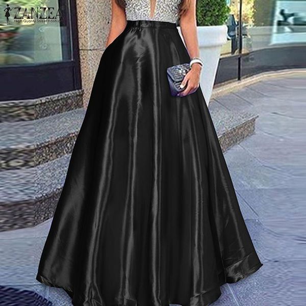 dresses holiday party vestidos faldas saia summer high waist skirt zanzea fashion women maxi long skirts solid aline casual femme jupe, Black;gray
dresses holiday party vestidos faldas saia summer high waist skirt zanzea fashion women maxi long skirts solid aline casual femme jupe, Black;gray