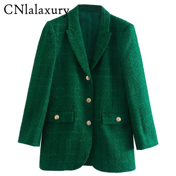 pants cnlalaxury spring women fashion office tweed blazer coat vintage long sleeve pockets green female jacket outerwear chic veste, White
pants cnlalaxury spring women fashion office tweed blazer coat vintage long sleeve pockets green female jacket outerwear chic veste, White