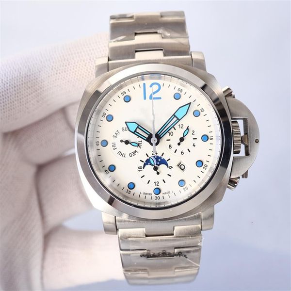 pam mens watches automatic watch calendar blakc color 47mm dial sapphire 30m waterproof 316l fine steel day date mechanical moveme222s, Slivery;brown
pam mens watches automatic watch calendar blakc color 47mm dial sapphire 30m waterproof 316l fine steel day date mechanical moveme222s, Slivery;brown