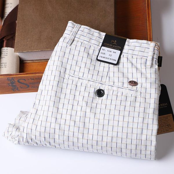 pants brand men's clothing white england man pants fashion stretch casual trousers business slim fit male plaid pants, Black
pants brand men's clothing white england man pants fashion stretch casual trousers business slim fit male plaid pants, Black