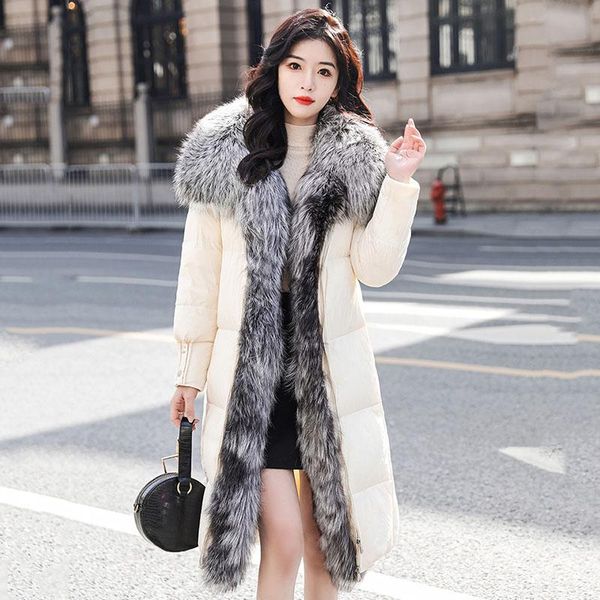 parkas female parker silver fox fur collar fashion white goose down women down jacket 2022 new winter down jacket nbh703, Black
parkas female parker silver fox fur collar fashion white goose down women down jacket 2022 new winter down jacket nbh703, Black