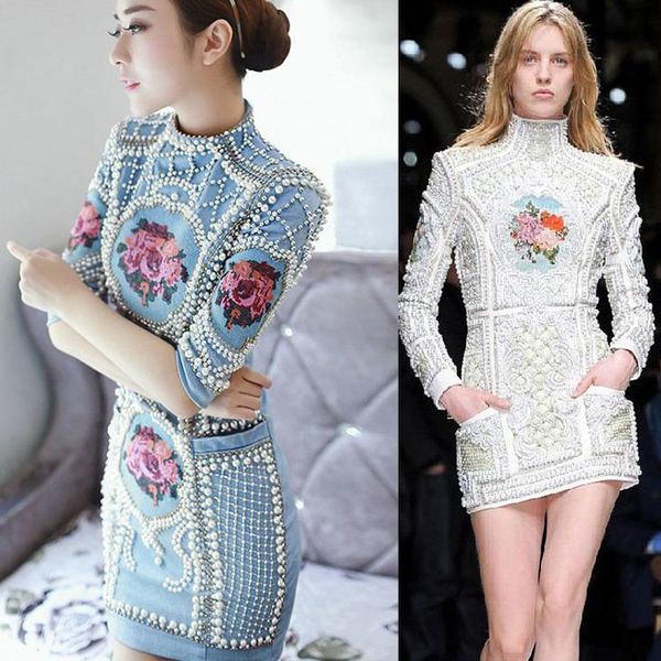 dresses designer evening party dress women luxury beadings embroidery vintage short bodycon work office wedding club mini dresses, Black;gray
dresses designer evening party dress women luxury beadings embroidery vintage short bodycon work office wedding club mini dresses, Black;gray