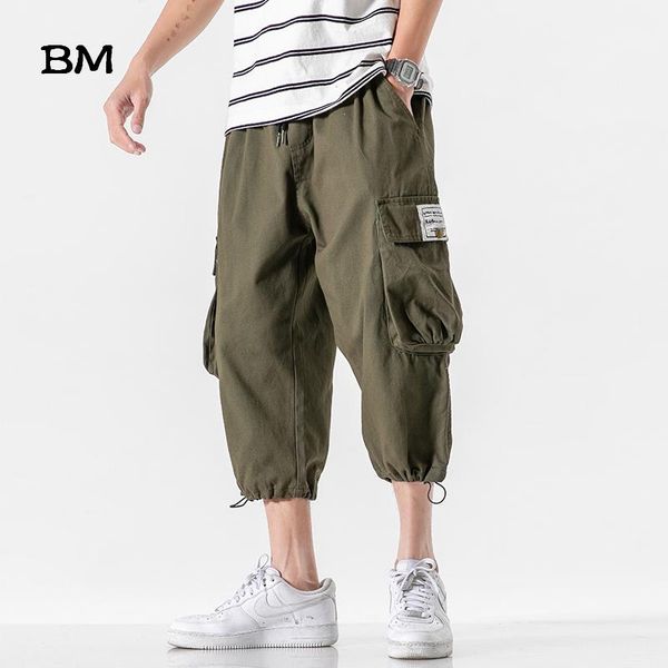pants 2020 summer casual pants men plus size loose fashion cropped pants hip hop overalls streetwear korean style baggy pants male, Black
pants 2020 summer casual pants men plus size loose fashion cropped pants hip hop overalls streetwear korean style baggy pants male, Black