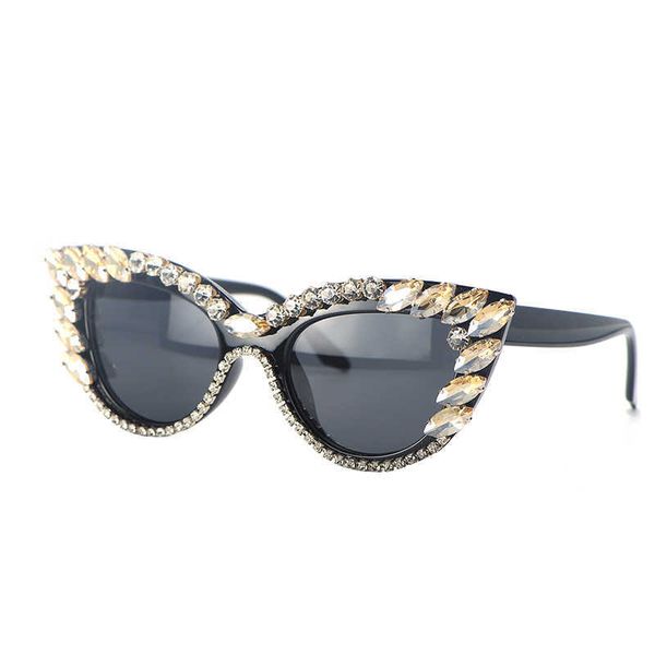 sunglasses fashion rhinestone sunglasses for women cat eye spectacle frame multicolor suitable variety girl uv protection glasses j230422, White;black
sunglasses fashion rhinestone sunglasses for women cat eye spectacle frame multicolor suitable variety girl uv protection glasses j230422, White;black