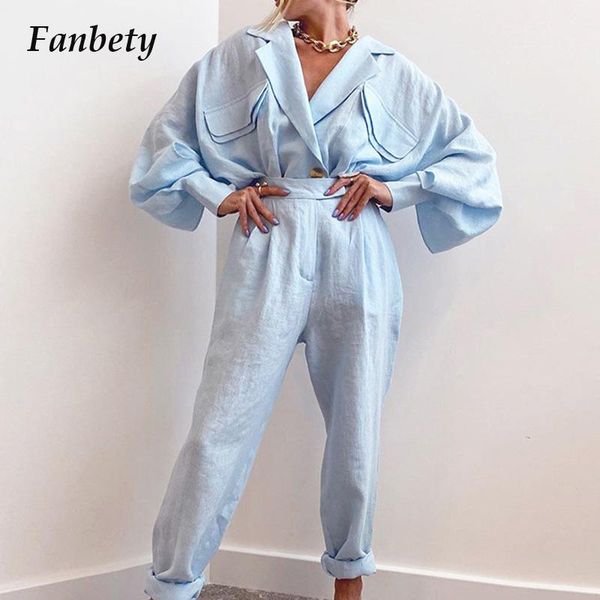 pants simple solid lapel long sleeve trousers suit spring cotton linen shirt two piece set women casual high waist pants outfits, White
pants simple solid lapel long sleeve trousers suit spring cotton linen shirt two piece set women casual high waist pants outfits, White