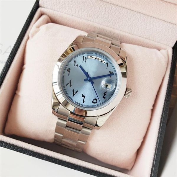 men's automatic designer watch 40mm 904l u1 stainless steel sapphire classic folding strap luminous waterproof watches montre289e, Slivery;brown
men's automatic designer watch 40mm 904l u1 stainless steel sapphire classic folding strap luminous waterproof watches montre289e, Slivery;brown