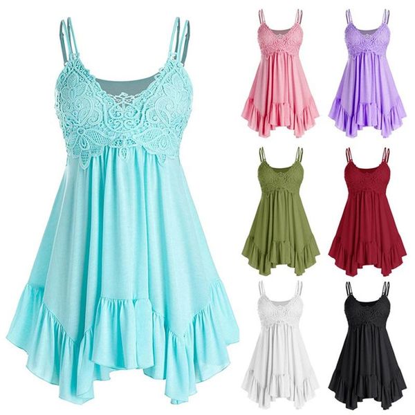 tanks sleeveless women fashion vest solid color casual sleeveless vest slim tank flounce lace guipure tank top, Black;white
tanks sleeveless women fashion vest solid color casual sleeveless vest slim tank flounce lace guipure tank top, Black;white