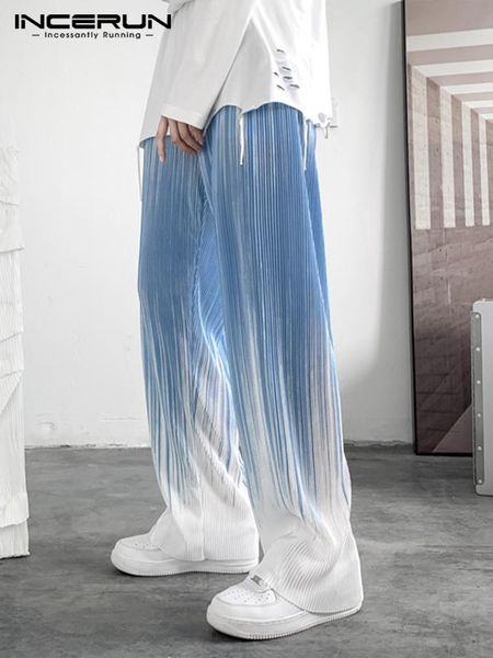 pants men pants joggers elastic waist gradient streetwear loose wide leg trousers men 2022 cozy casual pantalones hombre s5xl incerun, Black
pants men pants joggers elastic waist gradient streetwear loose wide leg trousers men 2022 cozy casual pantalones hombre s5xl incerun, Black