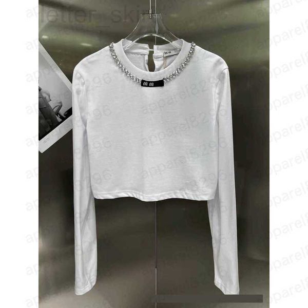women's t-shirt designer 2023 women clothing tees designer neckband crystal necklace decorative letter short long sleeve slim fashiona, White
women's t-shirt designer 2023 women clothing tees designer neckband crystal necklace decorative letter short long sleeve slim fashiona, White